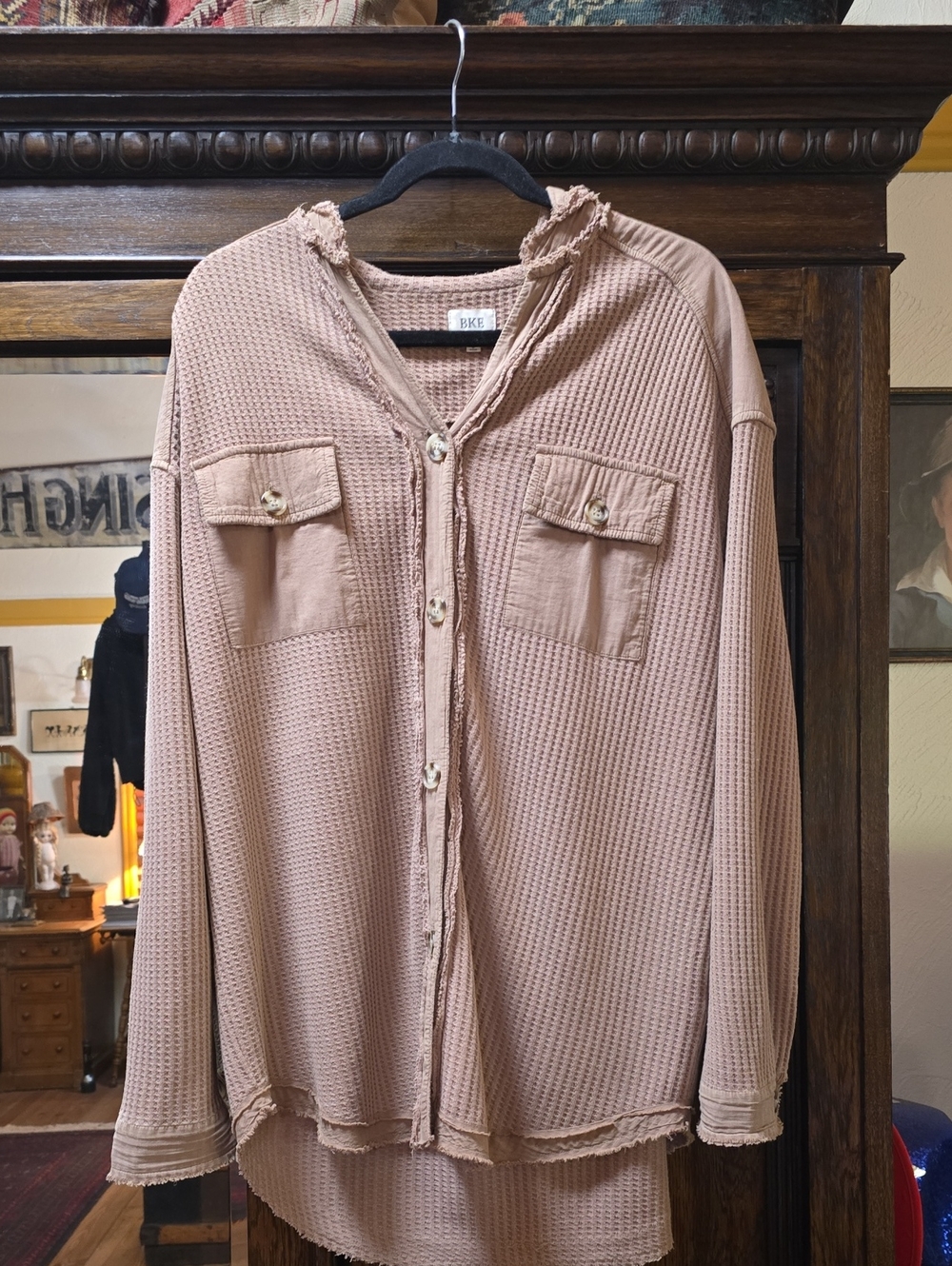 BKE Button Down Hoodie...